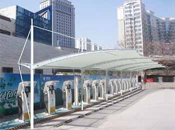 充電站膜結(jié)構罩棚實例四