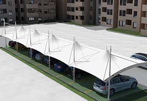 <font color='red'>膜結(jié)構(gòu)車棚</font>的一平方的價(jià)格是多少