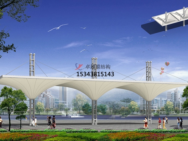 南充膜結(jié)構(gòu)商場(chǎng)頂蓋【生產(chǎn)廠家】南充步行街入口大門膜結(jié)構(gòu)遮陽棚公司