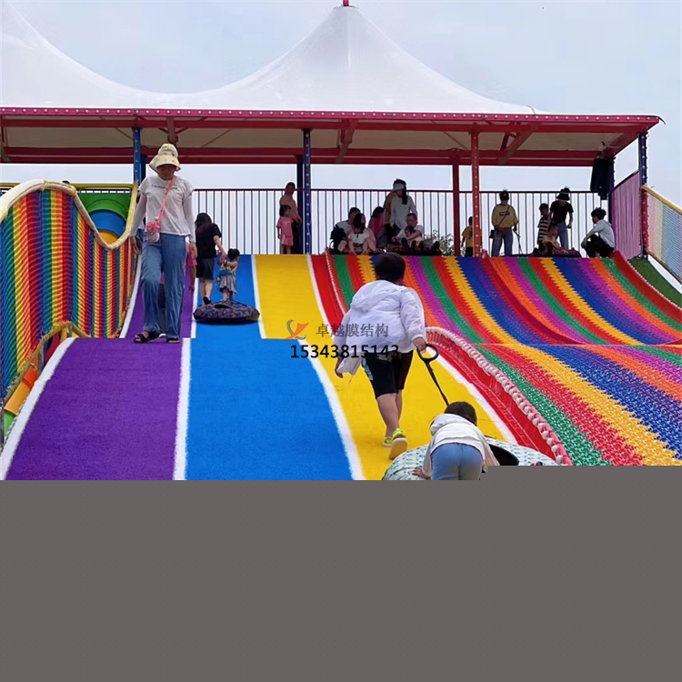 石家莊滑世界橘紅色<font color='red'>張拉膜結構</font>生產(chǎn)