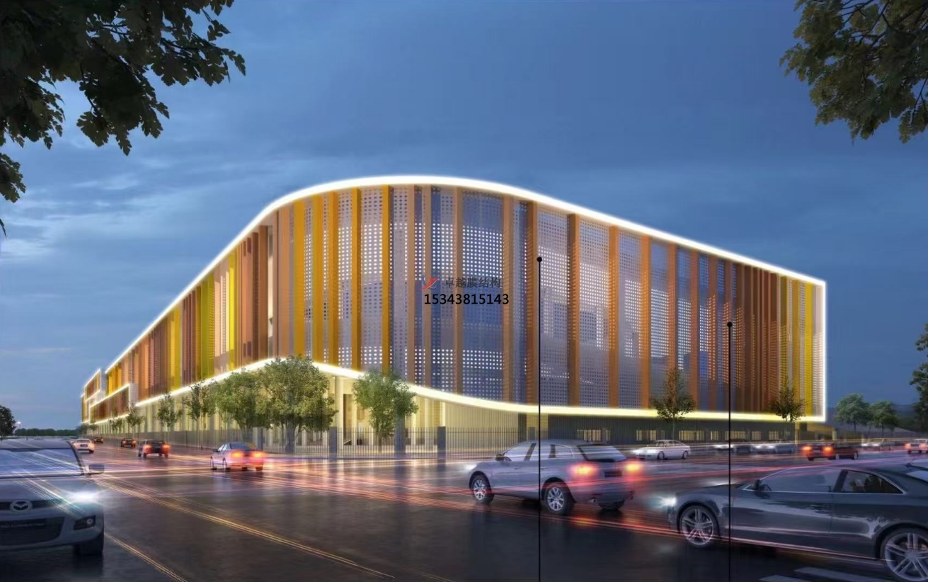 廊坊水產(chǎn)物流園織物幕墻項(xiàng)目——網(wǎng)格膜結(jié)構(gòu)專業(yè)廠家